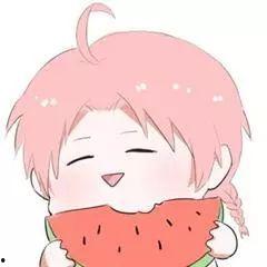 动画吃瓜情头,吃瓜情头的甜蜜碰撞